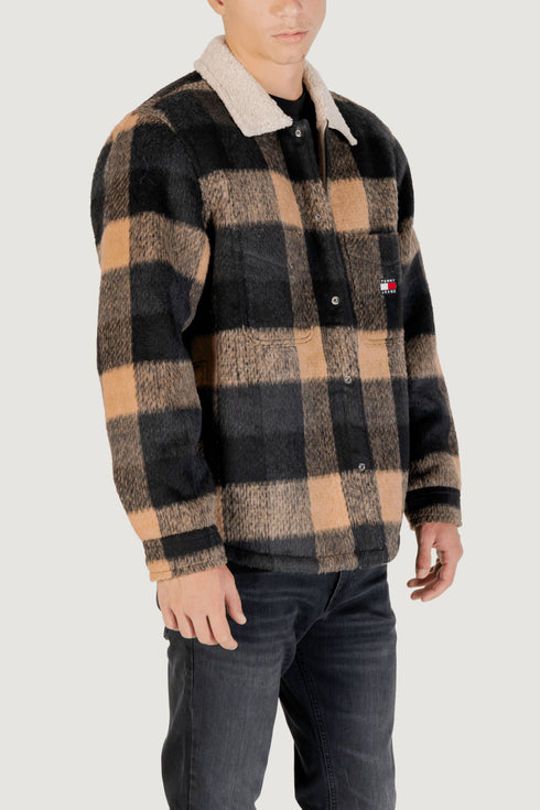 Tommy Hilfiger Giacca overshirt Giacchetto Tommy Hilfiger Jeans TJM CHECK TEDDY OVER S - Francavilla Moda